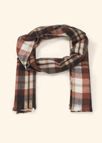 Écharpe à carreaux tartan pailletée ÉLINE L’ATELIER