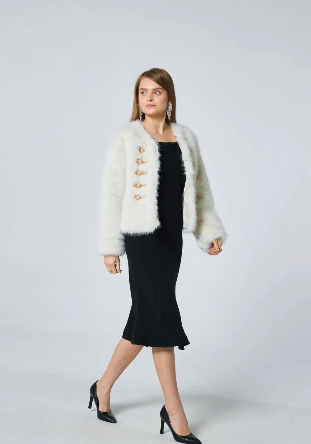 Manteau fausse fourrure FRIME