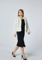 Manteau fausse fourrure FRIME