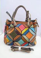 Sac à main cuir multicolore SYSTYLE
