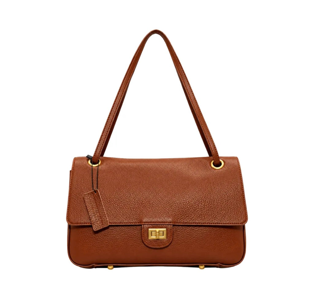 Sac épaule en cuir grainé Apoline LOUISA LEE