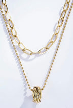 Collier Double Rang Doré BYREN | ÉLINE L'ATELIER