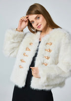 Manteau fausse fourrure FRIME