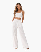 Pantalon palazzo large NINA CARTER - Pantalon Femme - Nina Carter