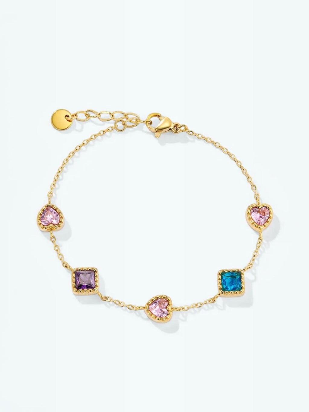 Bracelet chaîne pierres multicolores BYREN | ÉLINE L'ATELIER