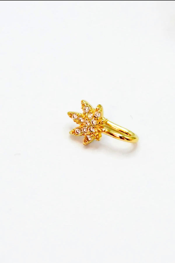Faux Piercing de Nez Clip en Acier Inoxydable ROSA