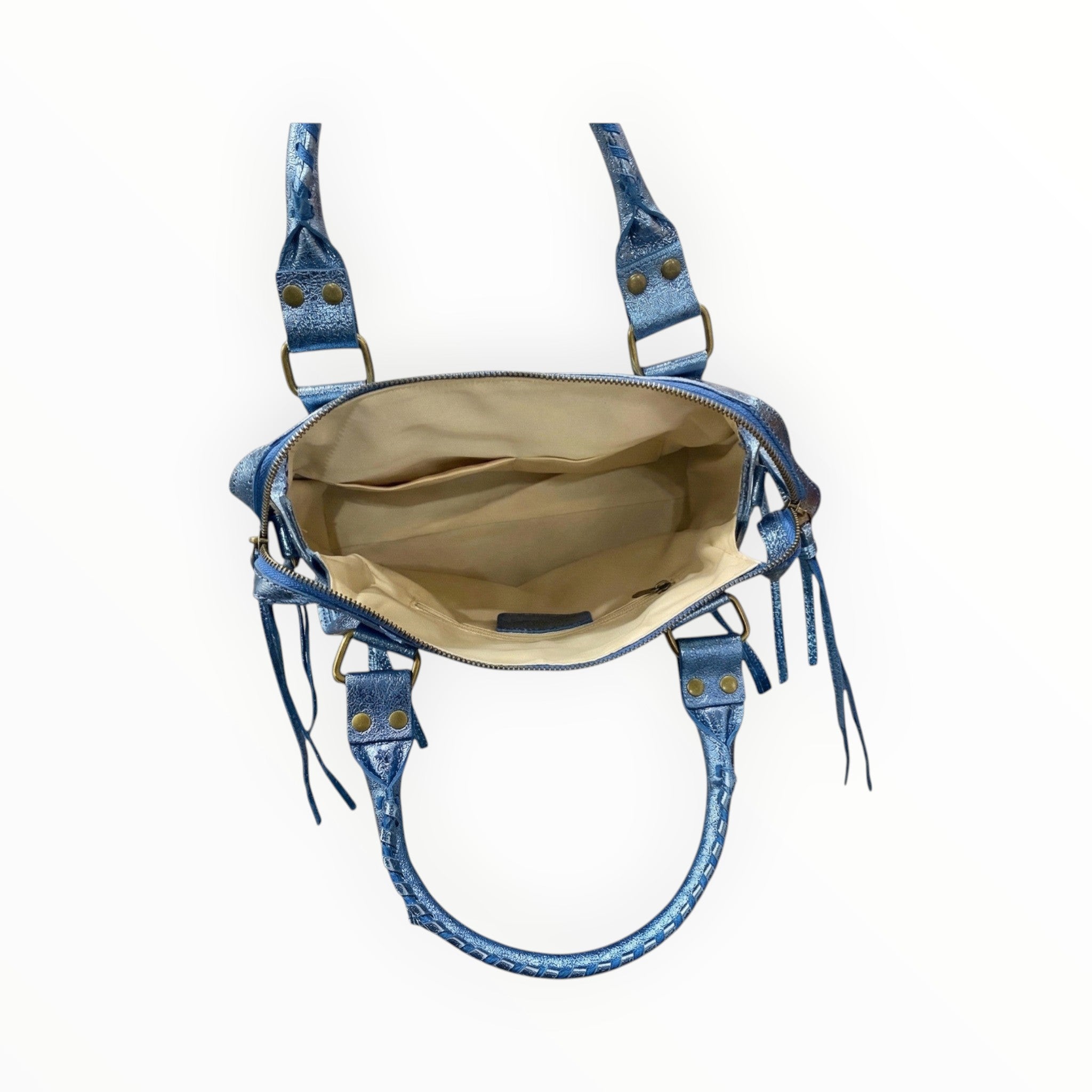 Sac à main cuir irisé Capucine M LOUISA LEE - Sacs - LOUISA LEE