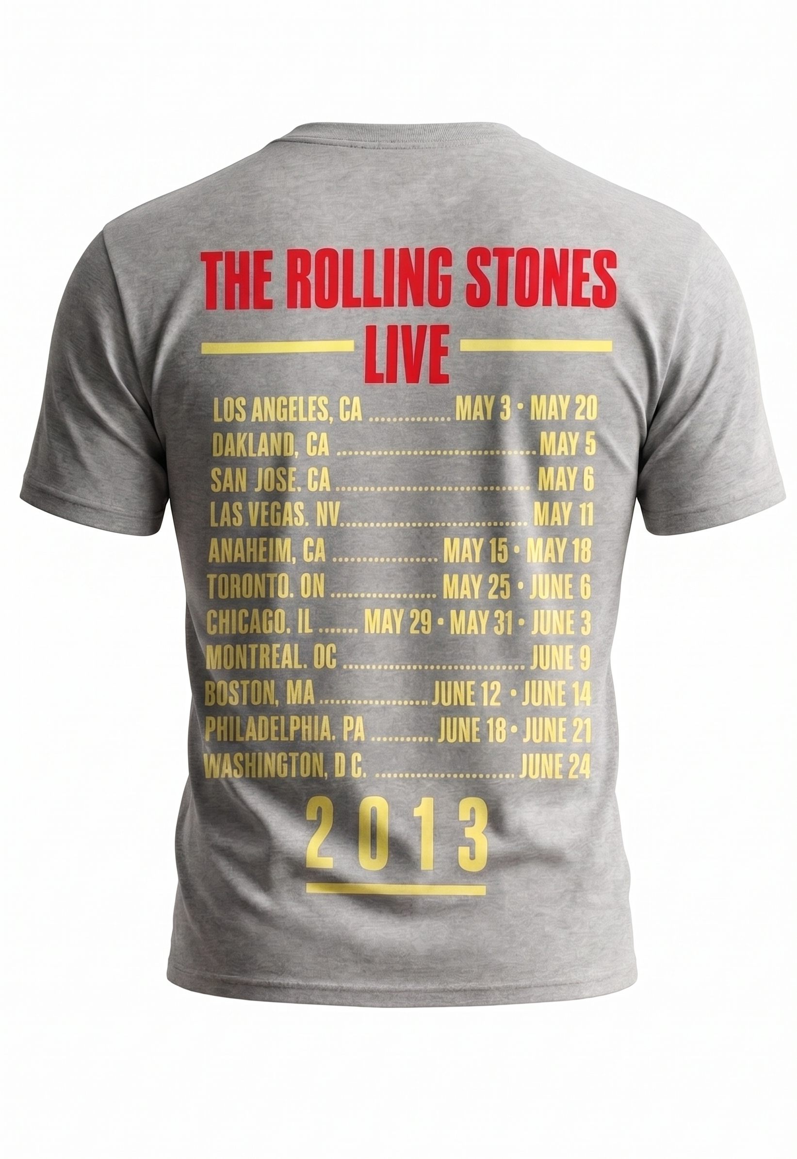 T-shirt homme Rolling Stones - Logo langue 50e anniversaire