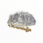 Sac plissé cuir irisé chainé LOUISA LEE - Sacs - LOUISA LEE