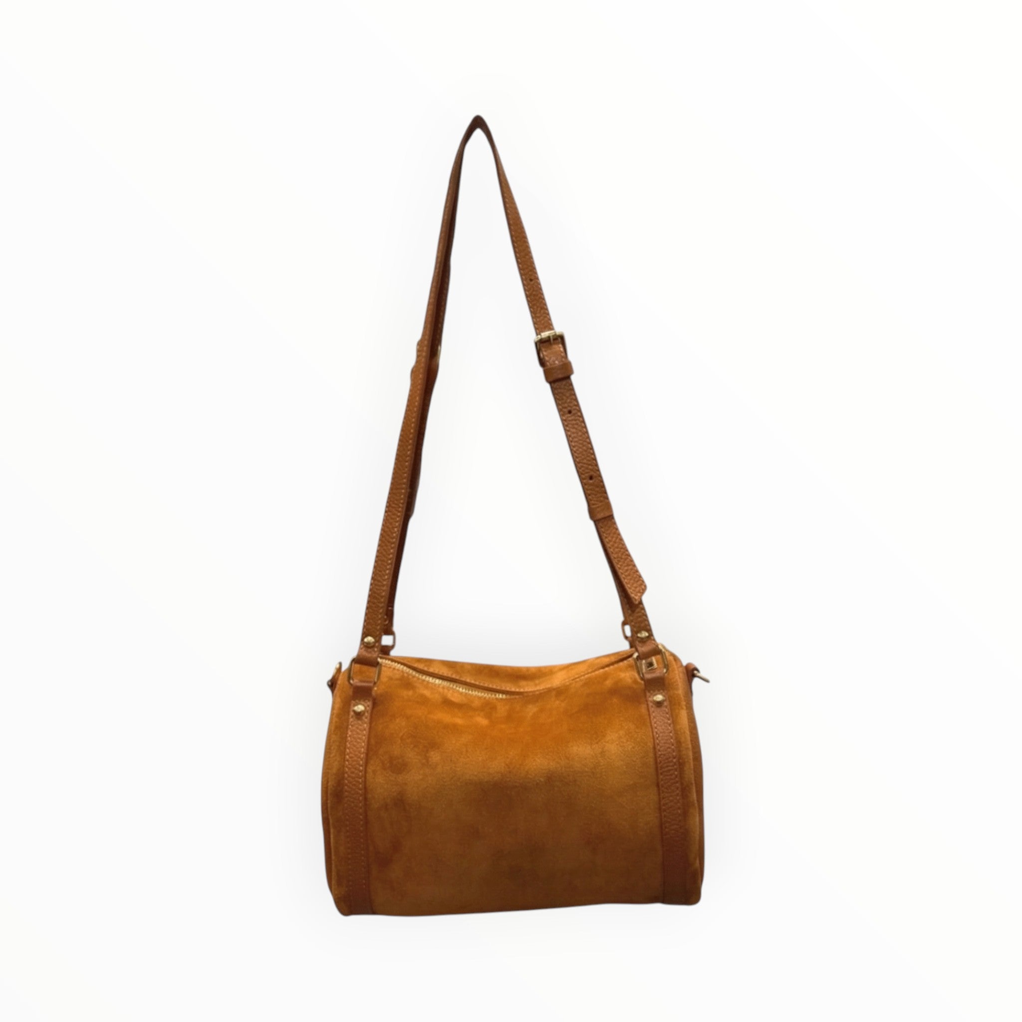 Sac bowling cuir suédé LOUISA LEE - Sacs - LOUISA LEE
