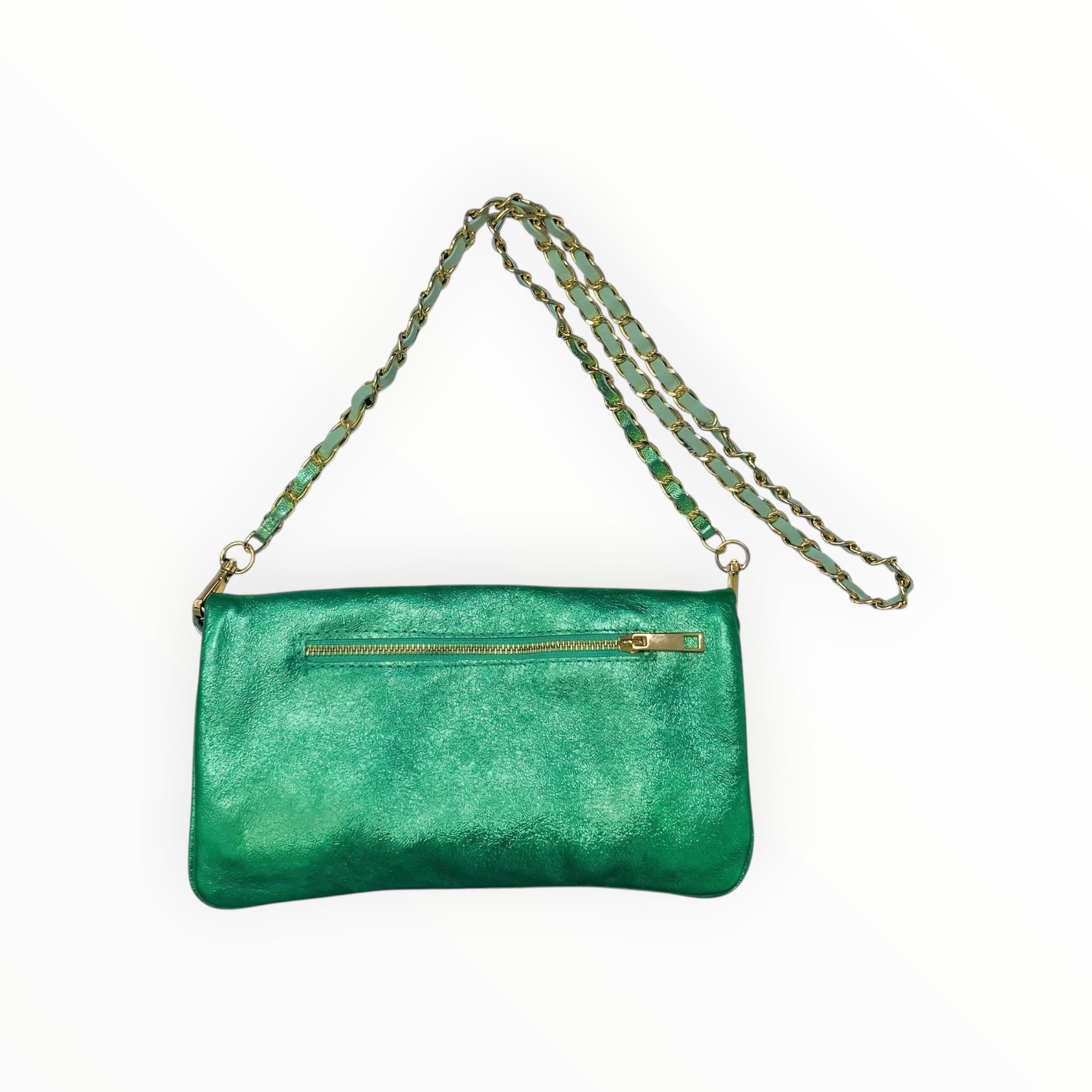 Pochette cuir irisé medium LOUISA LEE - Sacs - LOUISA LEE