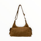 Sac bandoulière cuir suédé DOLLAR LOUISA LEE - Sacs - LOUISA LEE