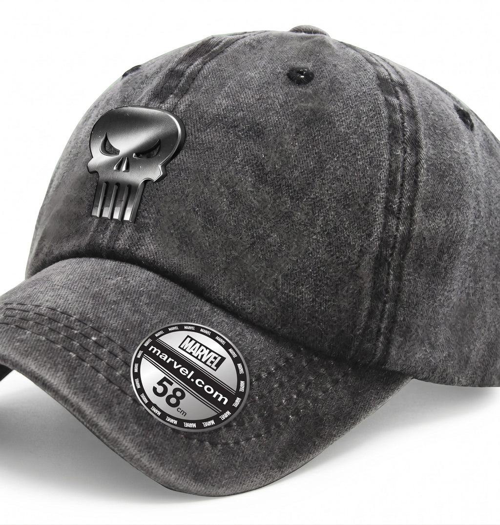 Casquette Marvel The Punisher - Logo Métallique Denim COTTON DIVISION