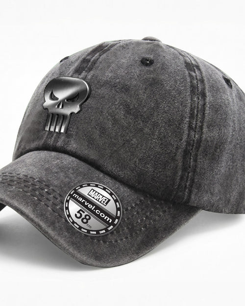 Casquette Marvel The Punisher - Logo Métallique Denim COTTON DIVISION