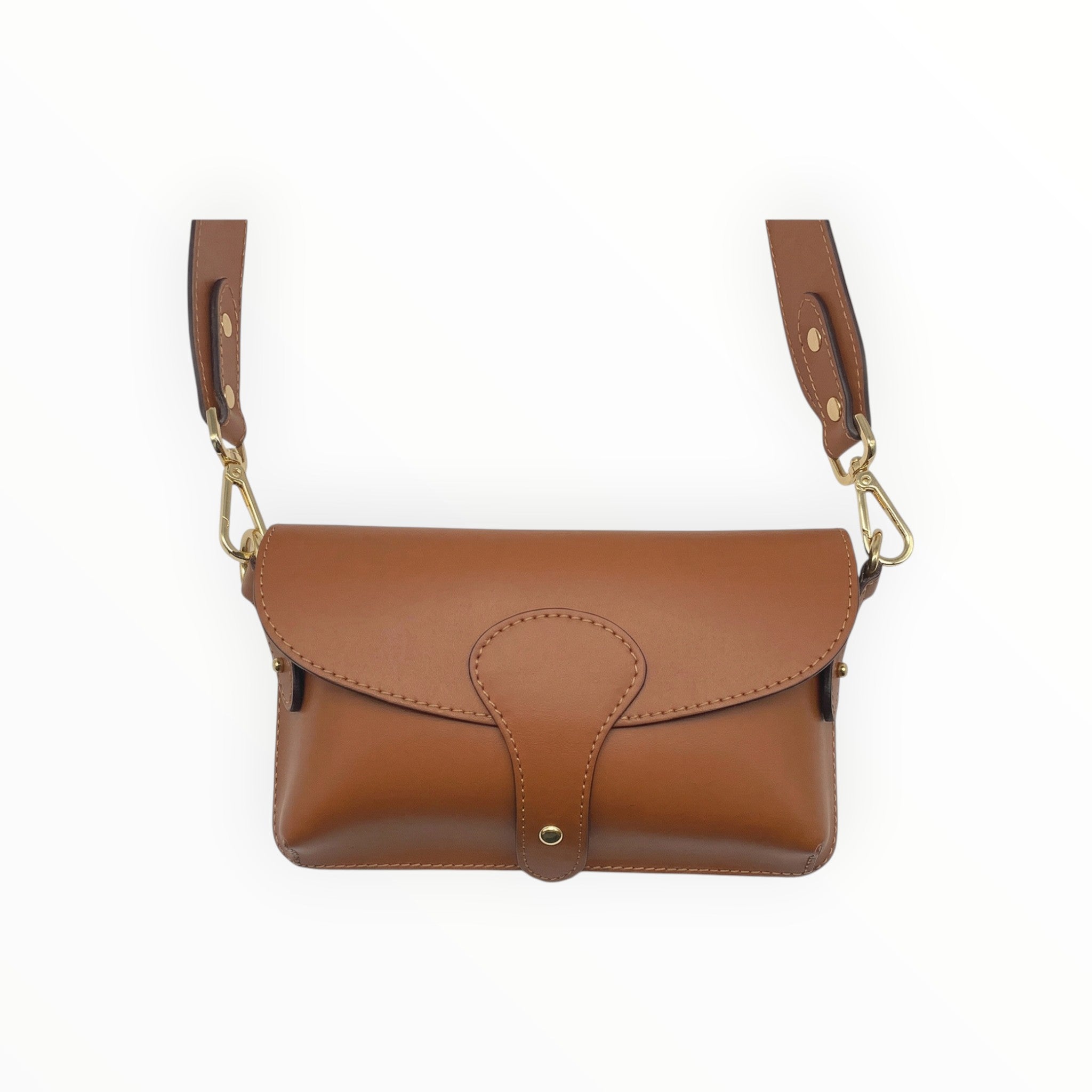 Sac bandoulière cuir lisse LOU LOUISA LEE - Sacs - LOUISA LEE
