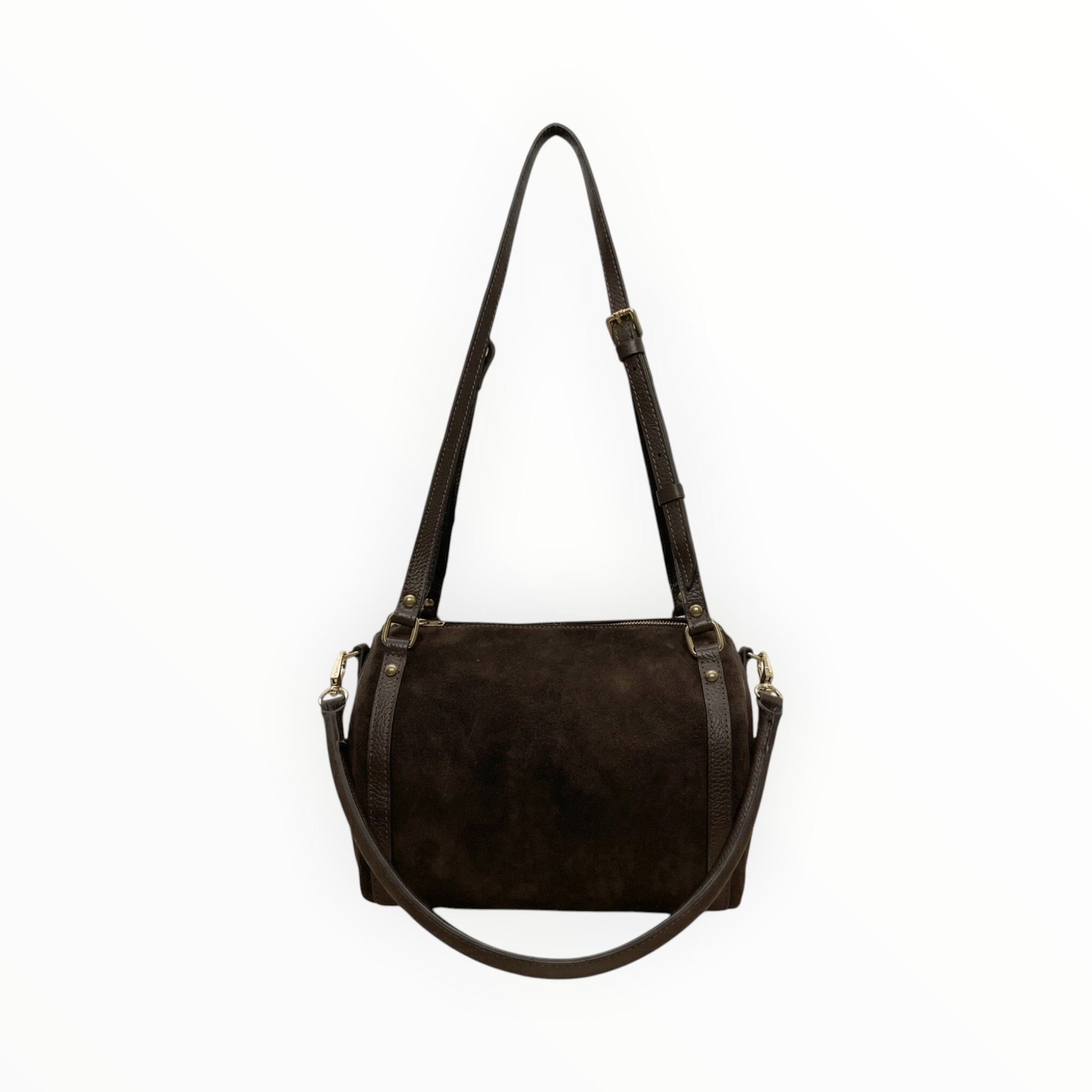 Sac bowling cuir suédé LOUISA LEE - Sacs - LOUISA LEE