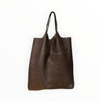 Sac cabas cuir grainé SAND LOUISA LEE - Sacs - LOUISA LEE