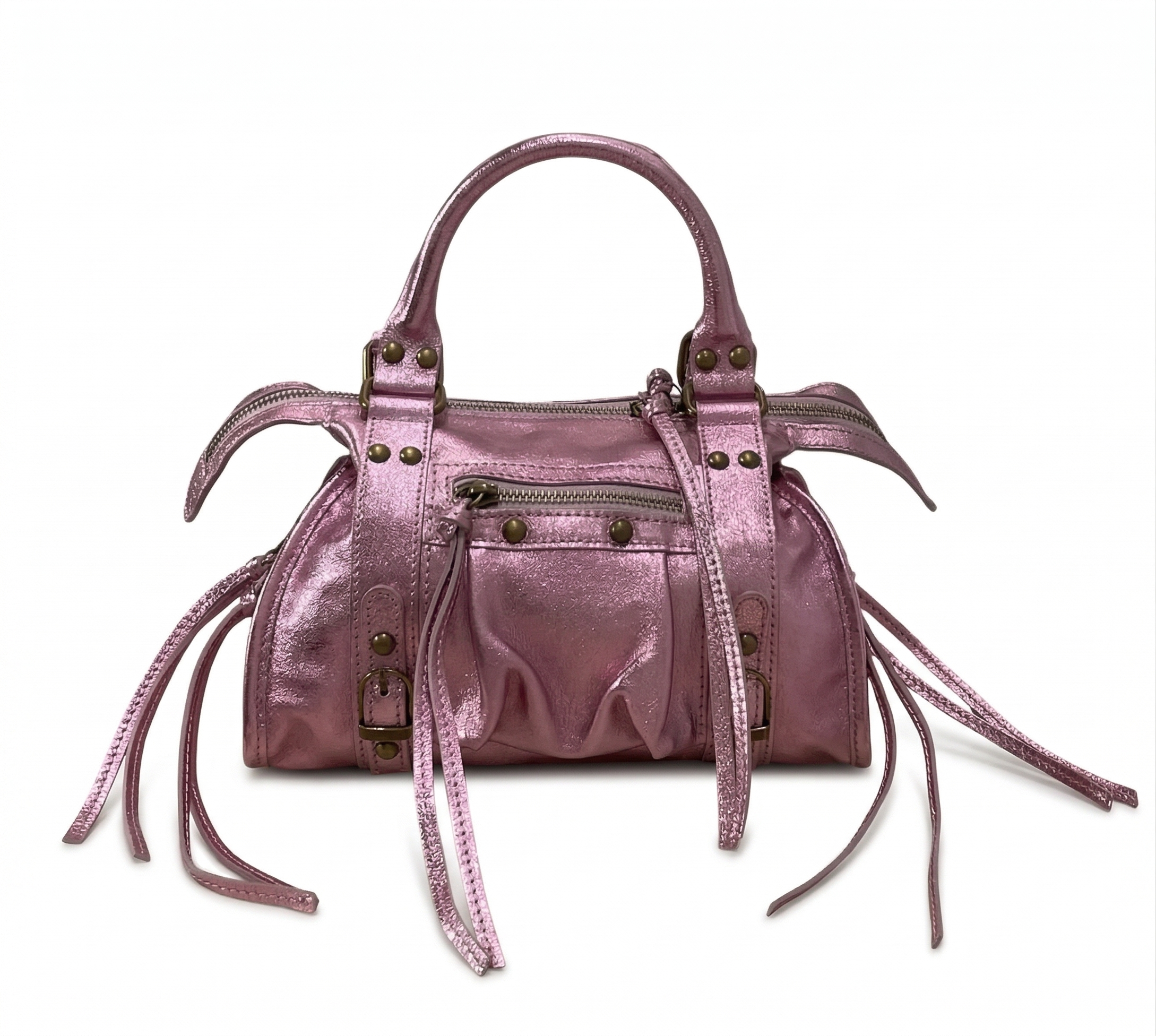 Sac cuir irisé tressé CAPUCINE S LOUISA LEE - Sacs - LOUISA LEE