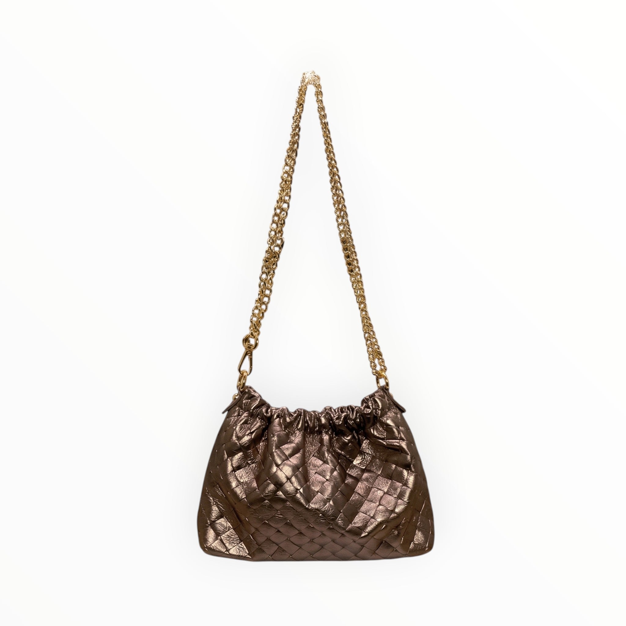 Sac cuir irisé tressé Plissa LOUISA LEE - Sacs - LOUISA LEE