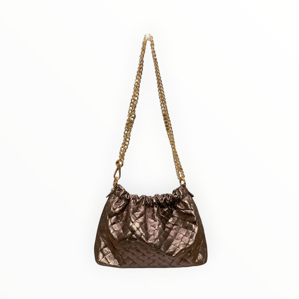 Sac cuir irisé tressé Plissa LOUISA LEE - Sacs - LOUISA LEE