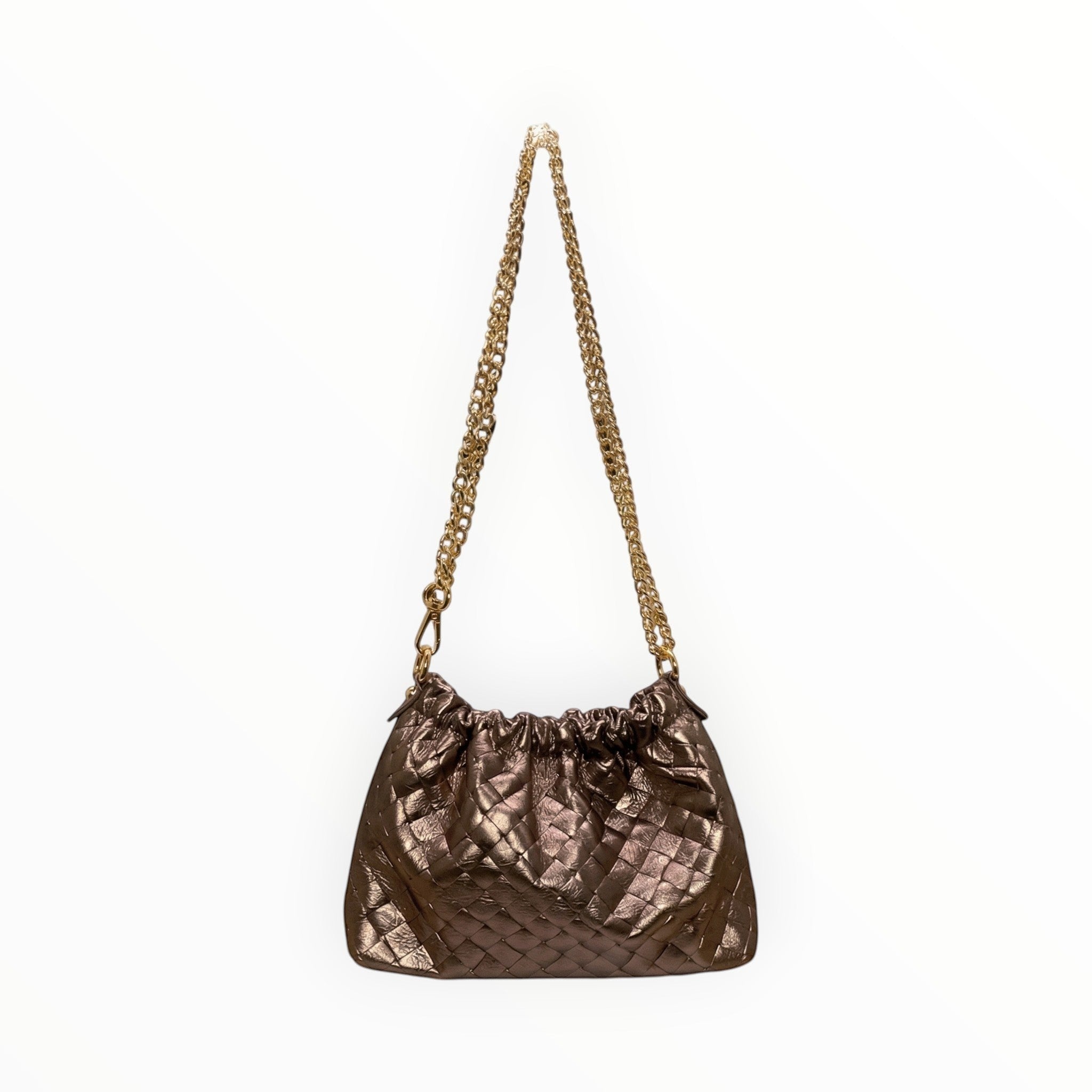 Sac cuir irisé tressé Plissa LOUISA LEE - Sacs - LOUISA LEE