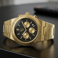 Montre Chronographe Sterling Dorée Noir GG LUXE WATCH - Montre - GG LUXE WATCH