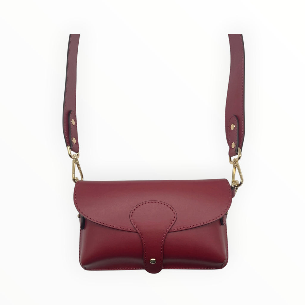 Sac bandoulière cuir lisse LOU LOUISA LEE - Sacs - LOUISA LEE