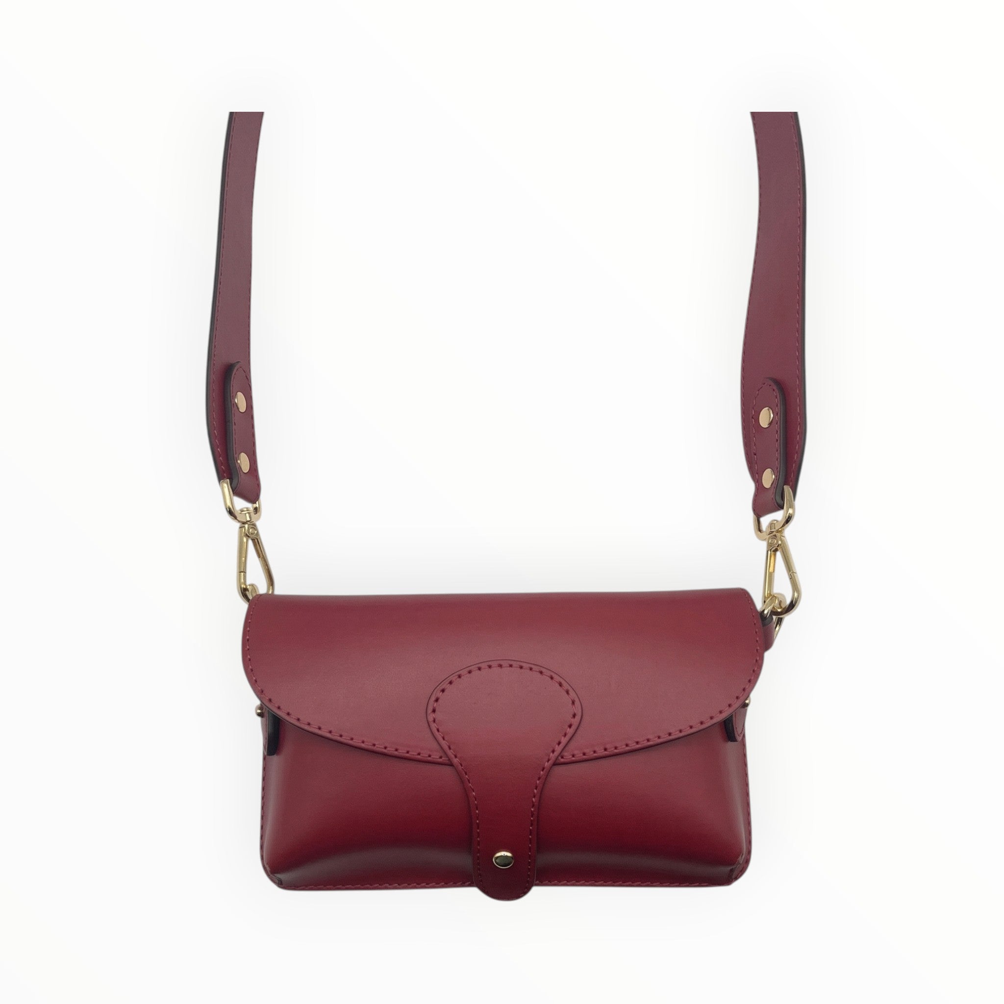 Sac bandoulière cuir lisse LOU LOUISA LEE - Sacs - LOUISA LEE