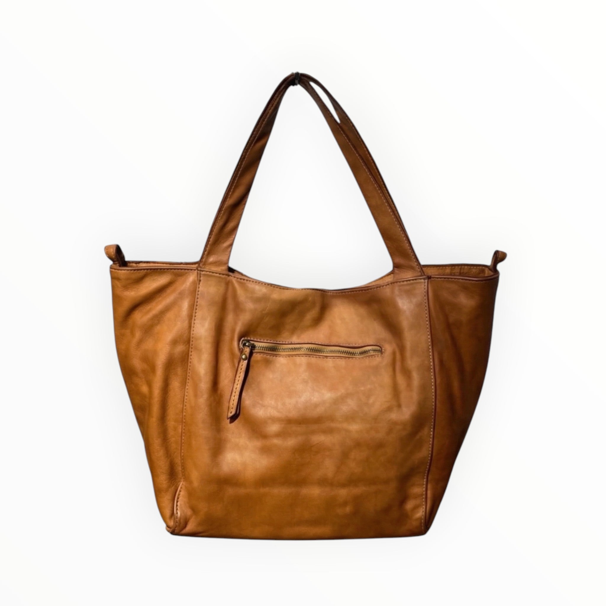 Sac cabas cuir tressé Washed MARIANA LOUISA LEE - Sacs - LOUISA LEE