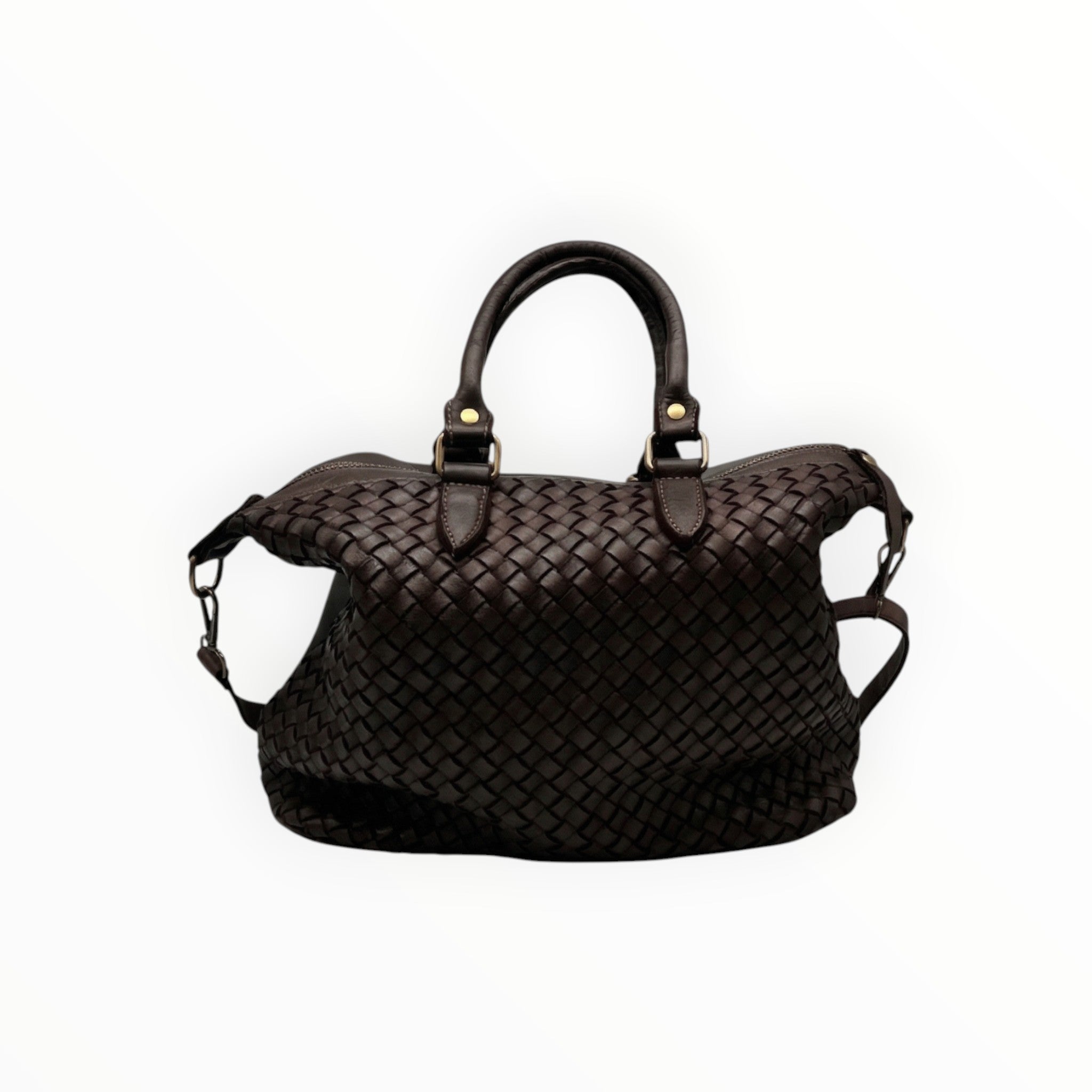 Sac cuir tressé washed LUZ LOUISA LEE - Sacs - LOUISA LEE