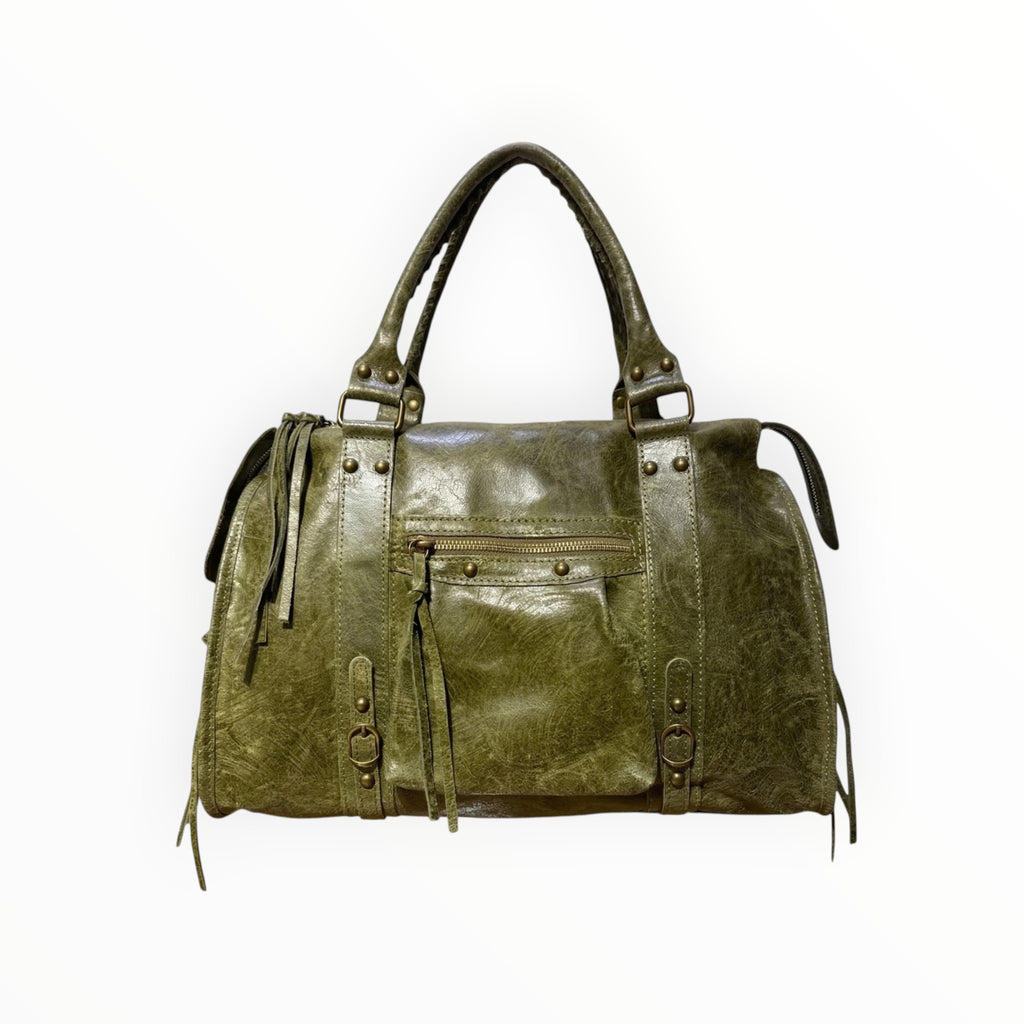 Sac cuir mat tressé CAPUCINE L LOUISA LEE - Sacs - LOUISA LEE