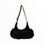 Sac bandoulière cuir suédé DOLLAR LOUISA LEE - Sacs - LOUISA LEE