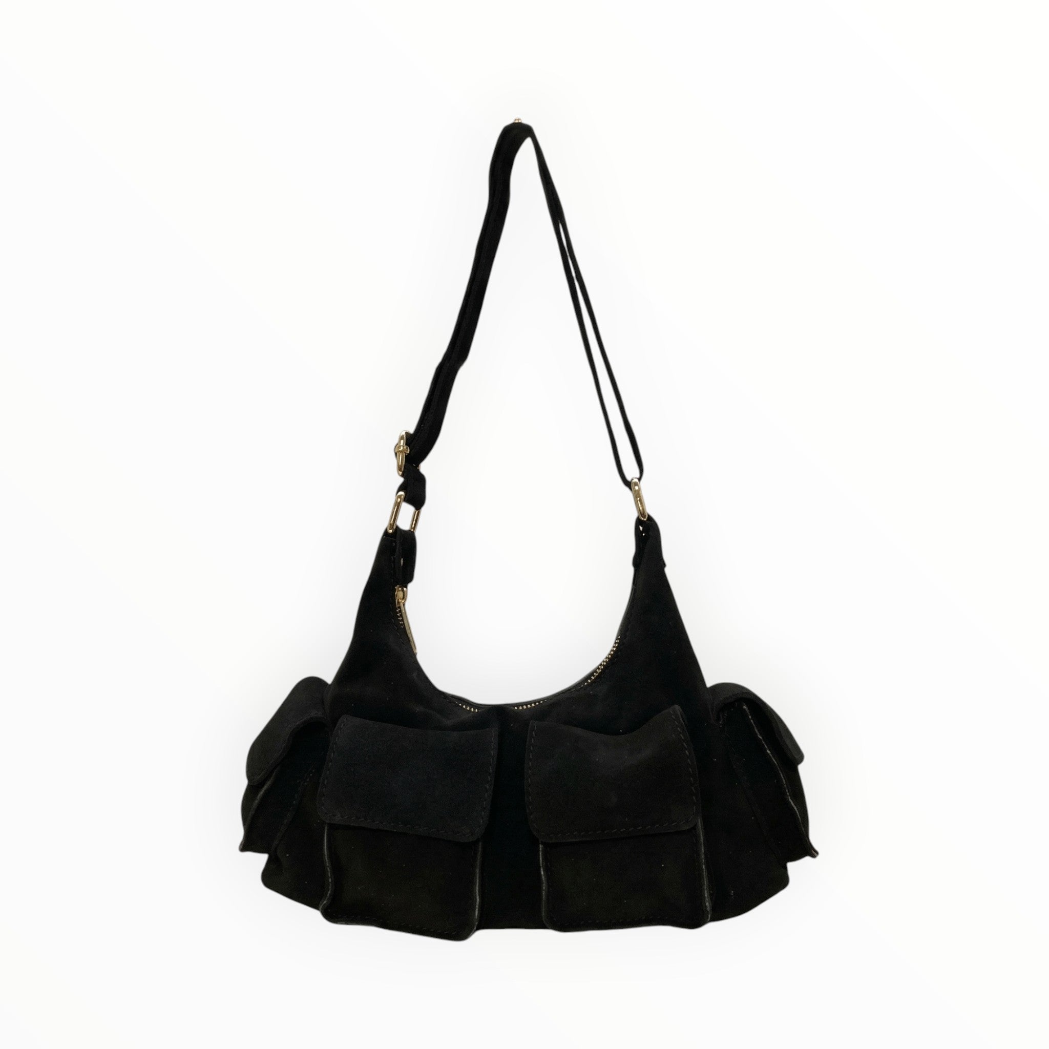 Sac bandoulière cuir suédé DOLLAR LOUISA LEE - Sacs - LOUISA LEE