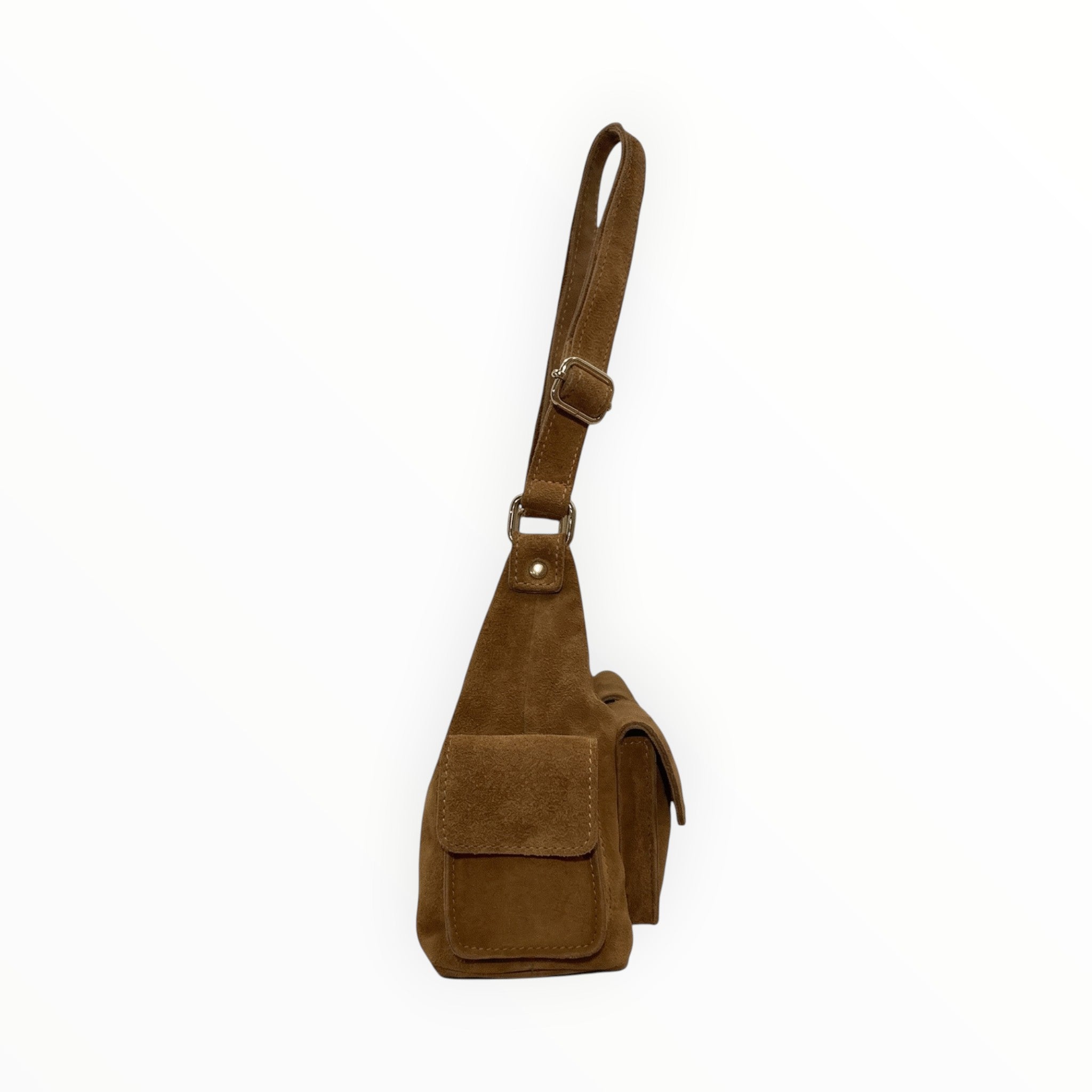 Sac bandoulière cuir suédé DOLLAR LOUISA LEE - Sacs - LOUISA LEE
