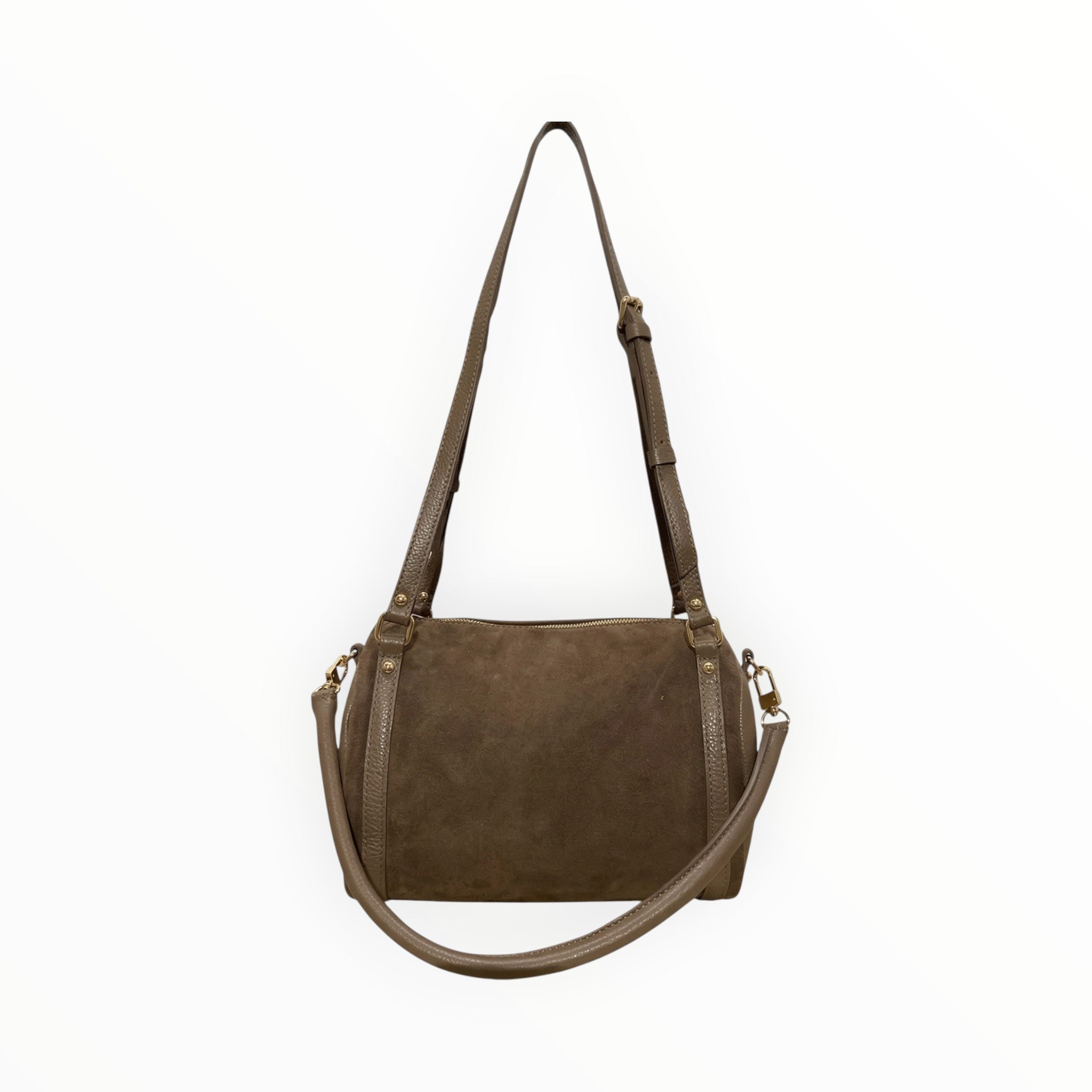 Sac bowling cuir suédé LOUISA LEE - Sacs - LOUISA LEE