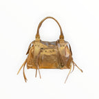 Sac à main cuir irisé Capucine M LOUISA LEE - Sacs - LOUISA LEE