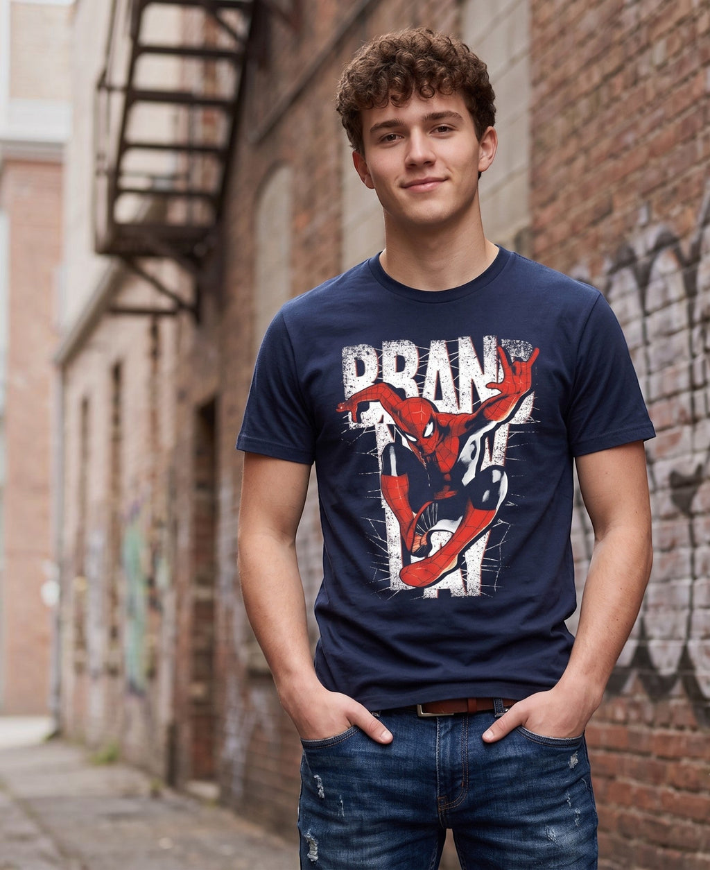 T-Shirt Hulk Incredible Kaki COTTON DIVISION
