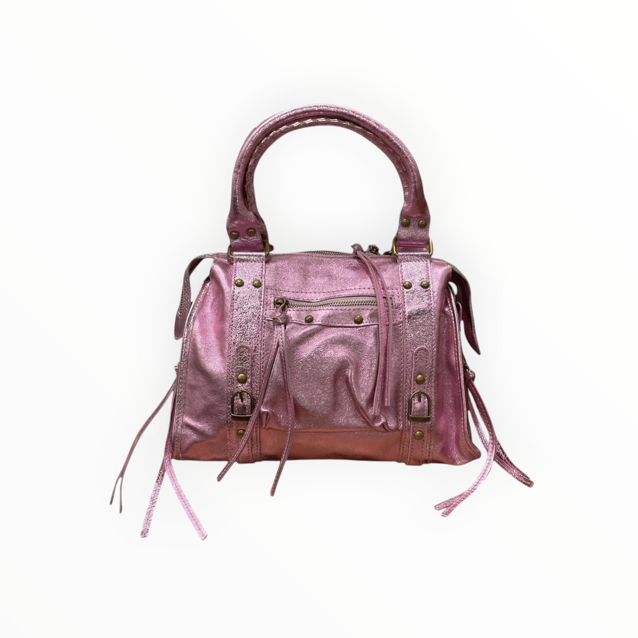 Sac à main cuir irisé Capucine M LOUISA LEE - Sacs - LOUISA LEE