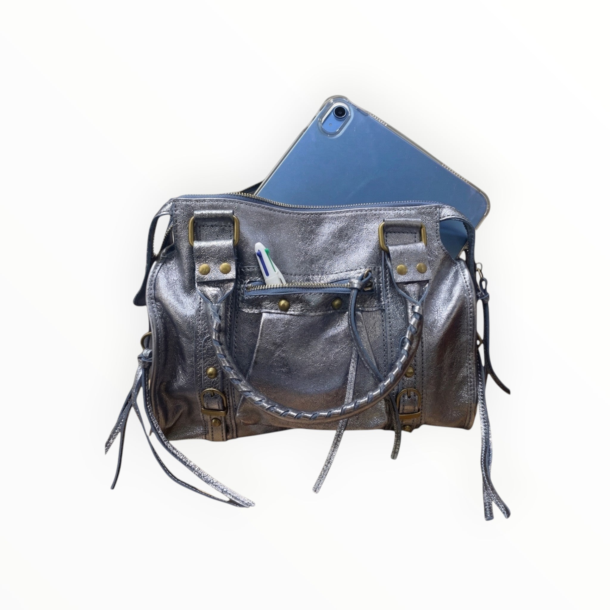 Sac à main cuir irisé Capucine M LOUISA LEE - Sacs - LOUISA LEE