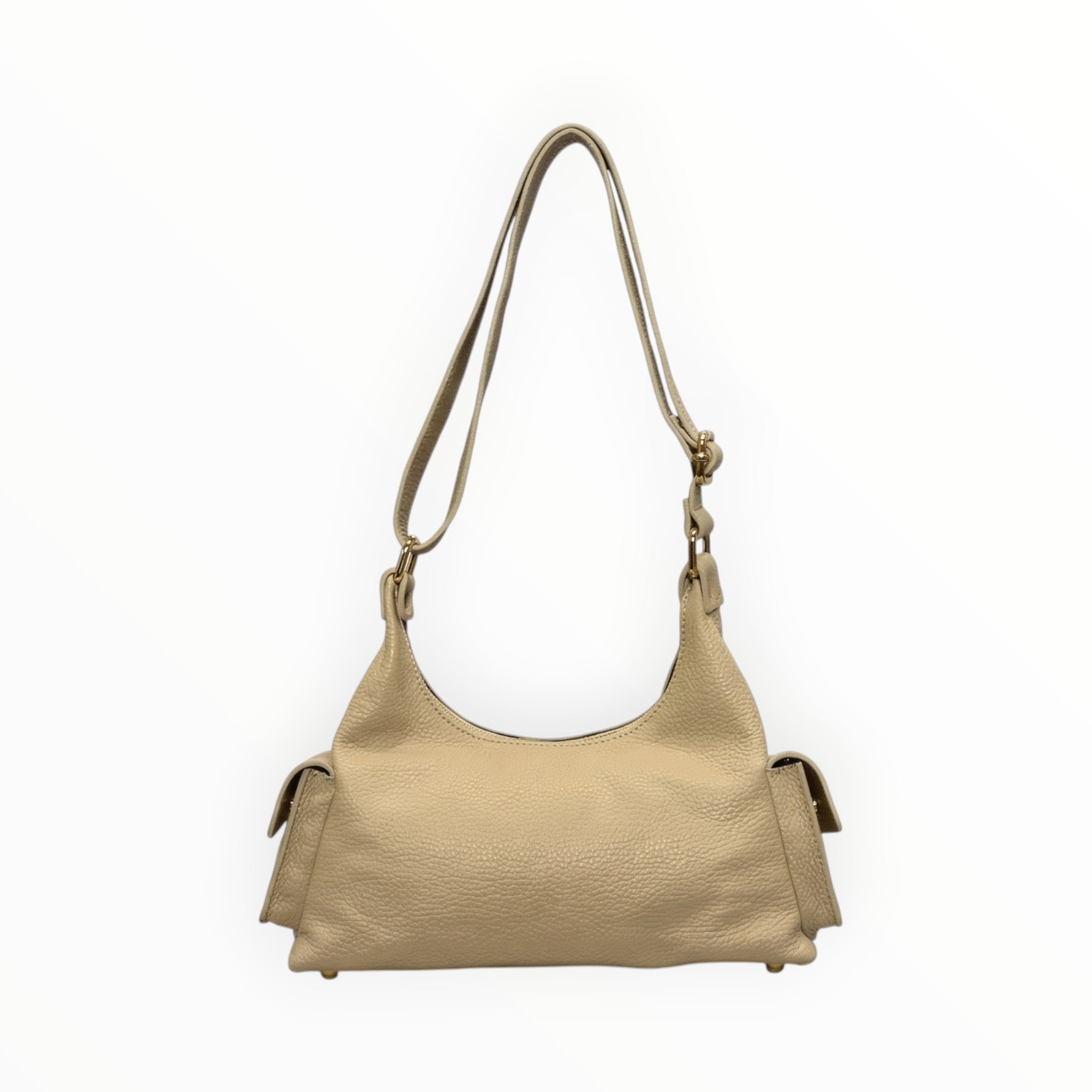 Sac bandoulière cargo cuir grainé LOUISA LEE - Sacs - LOUISA LEE