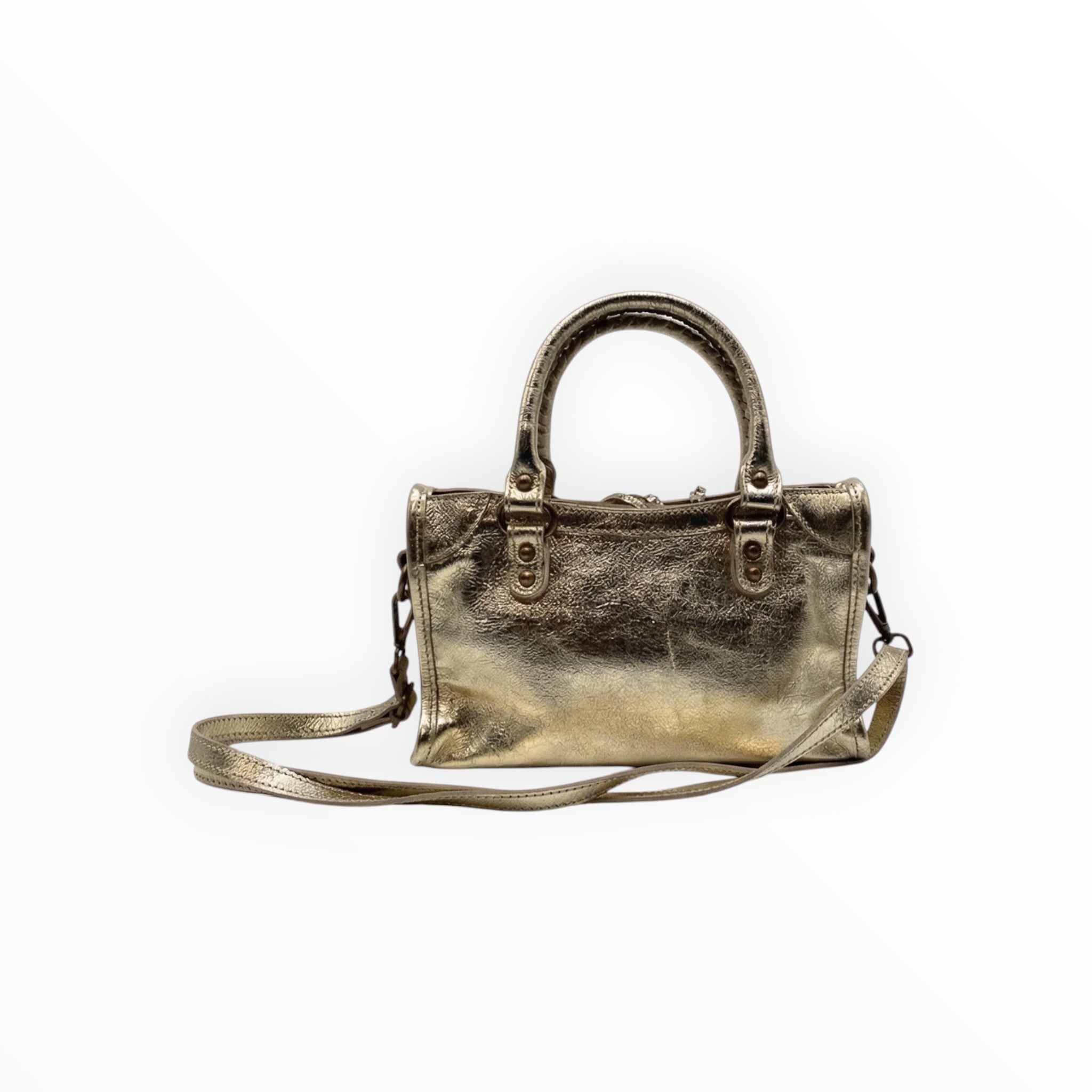 Sac à main cuir irisé Judith Mini LOUISA LEE - Sacs - LOUISA LEE