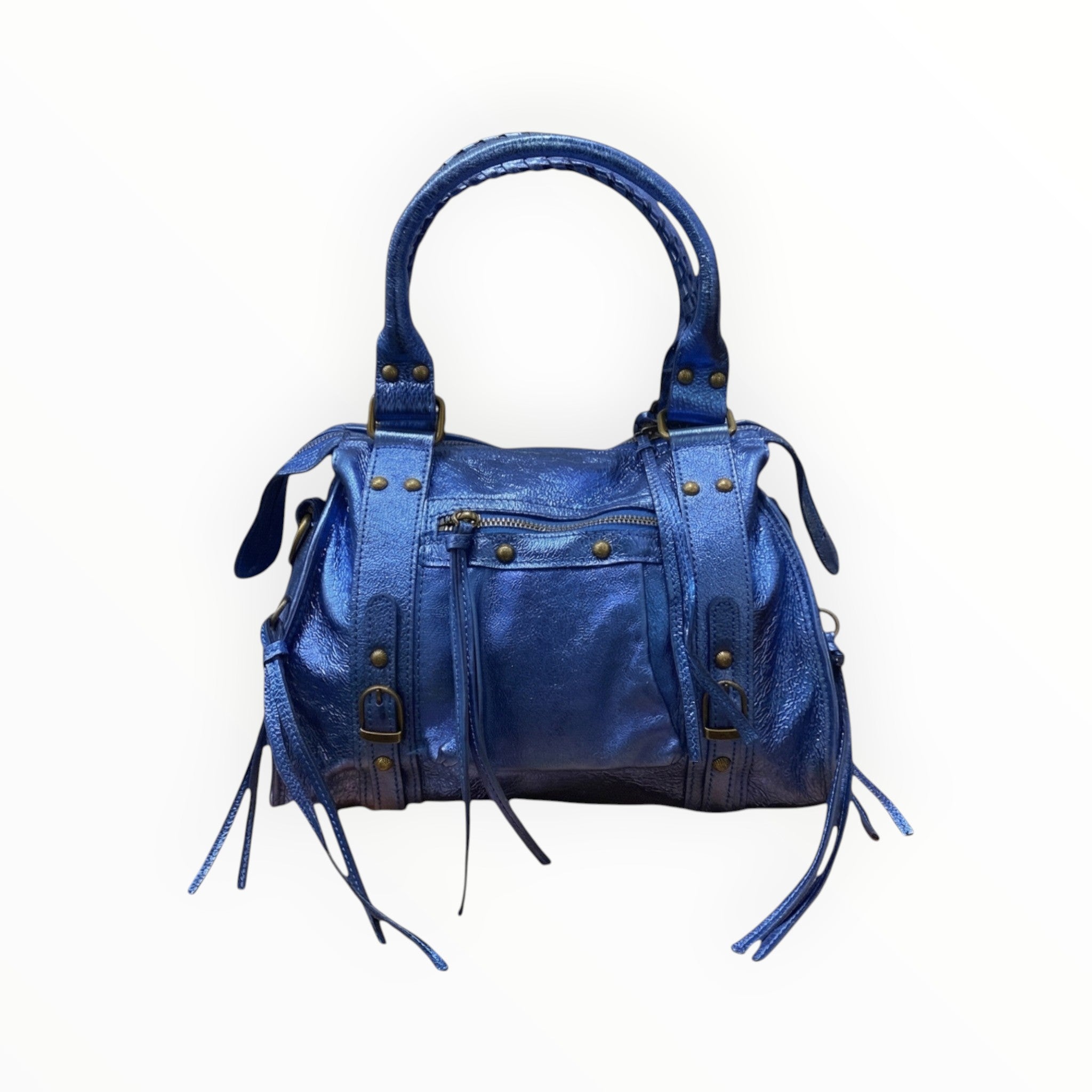 Sac à main cuir irisé Capucine M LOUISA LEE - Sacs - LOUISA LEE