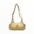 Sac bandoulière cargo cuir grainé LOUISA LEE - Sacs - LOUISA LEE