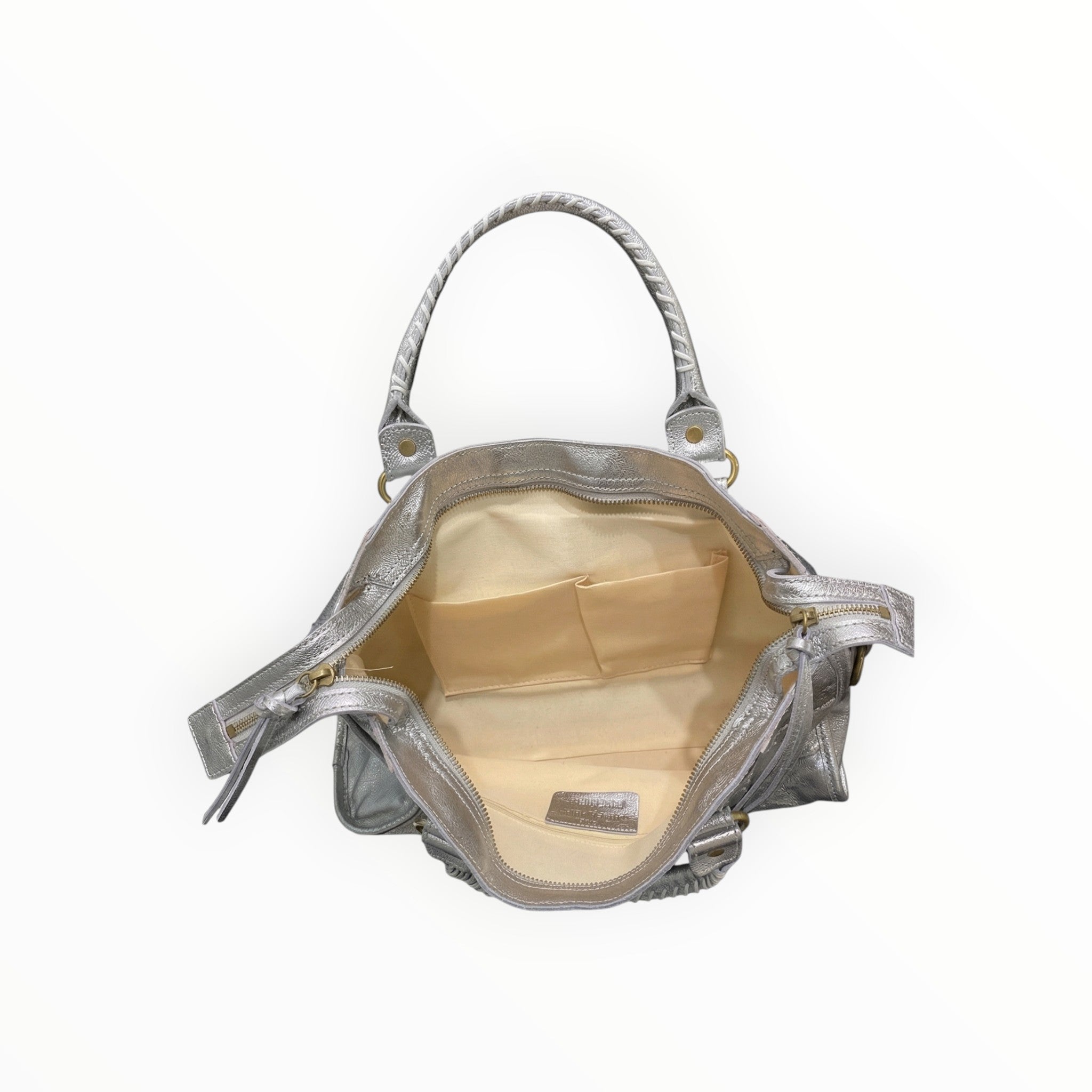 Sac cuir irisé Judith Large LOUISA LEE - Sacs - LOUISA LEE