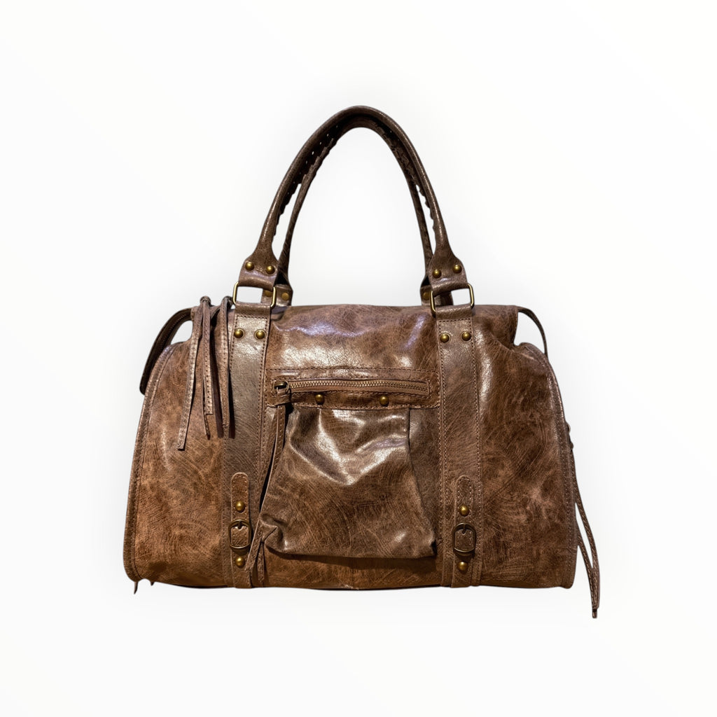 Sac cuir mat tressé CAPUCINE L LOUISA LEE - Sacs - LOUISA LEE