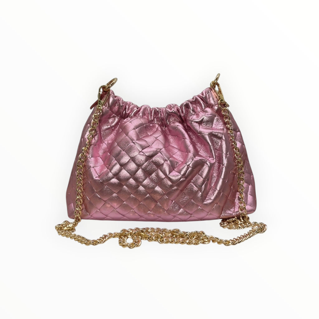 Sac cuir irisé tressé Plissa LOUISA LEE - Sacs - LOUISA LEE
