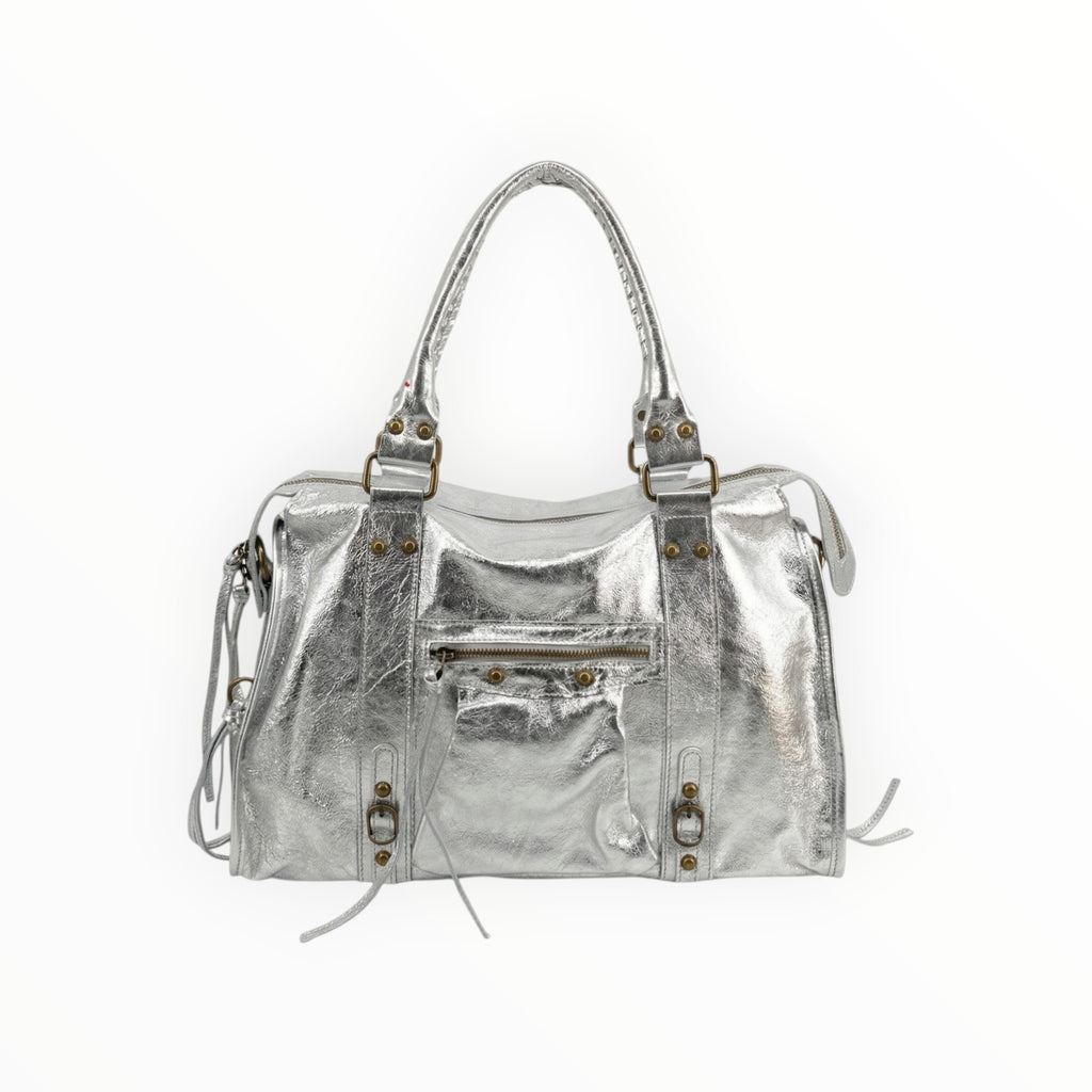 Sac à main cuir irisé Capucine M LOUISA LEE - Sacs - LOUISA LEE