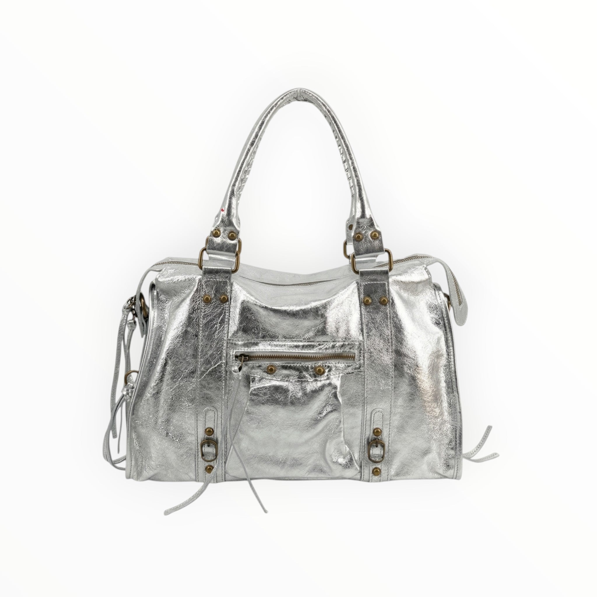 Sac à main cuir irisé Capucine M LOUISA LEE - Sacs - LOUISA LEE