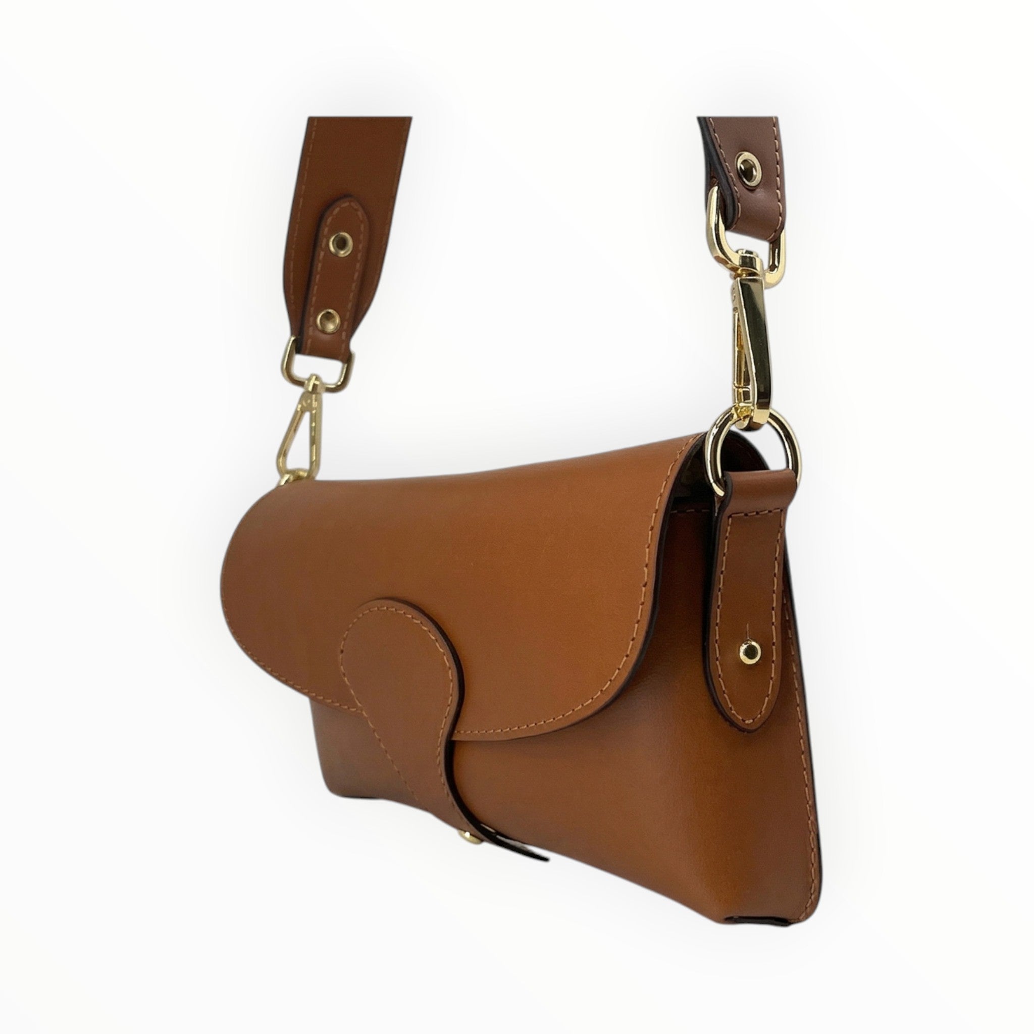 Sac bandoulière cuir lisse LOU LOUISA LEE - Sacs - LOUISA LEE