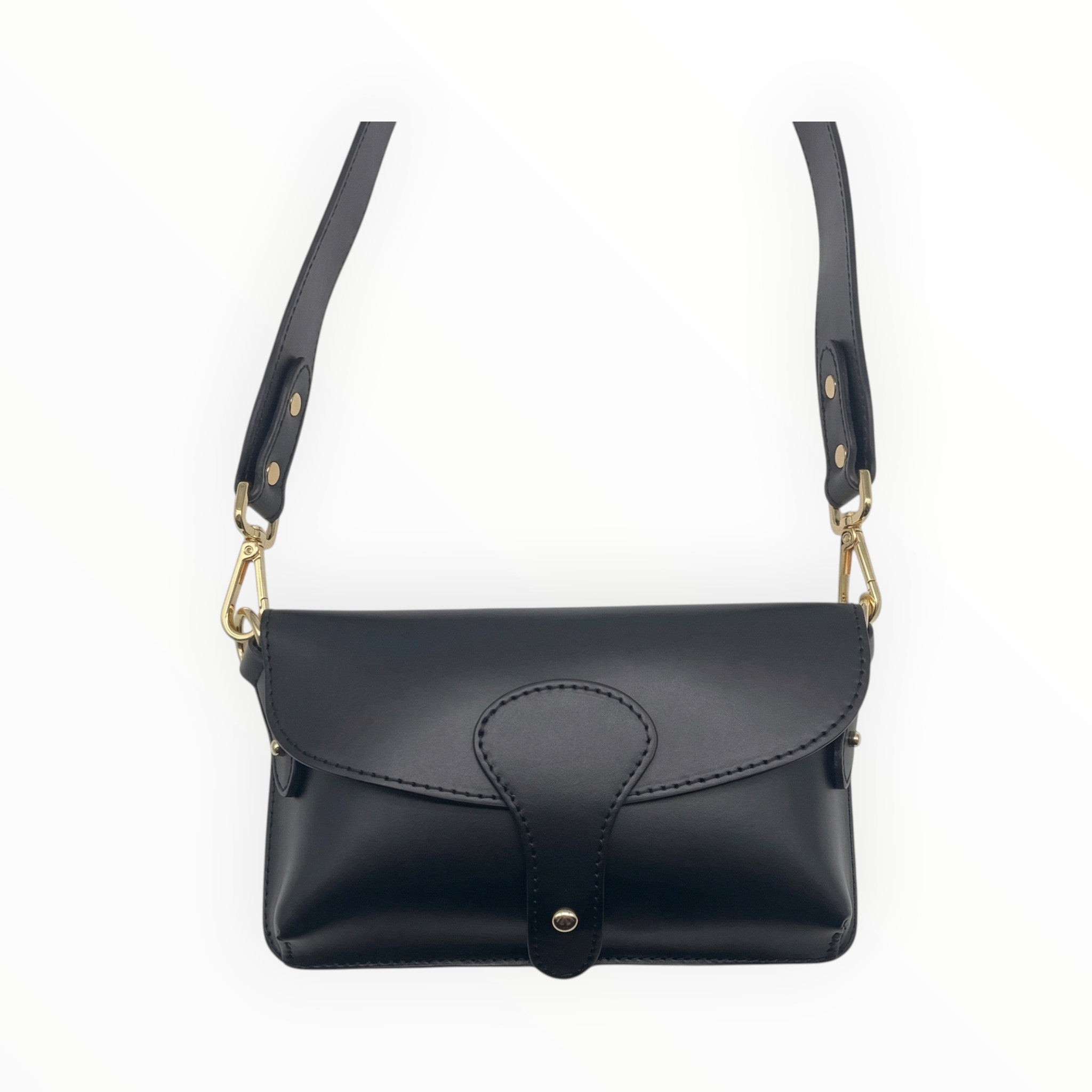 Sac bandoulière cuir lisse LOU LOUISA LEE - Sacs - LOUISA LEE